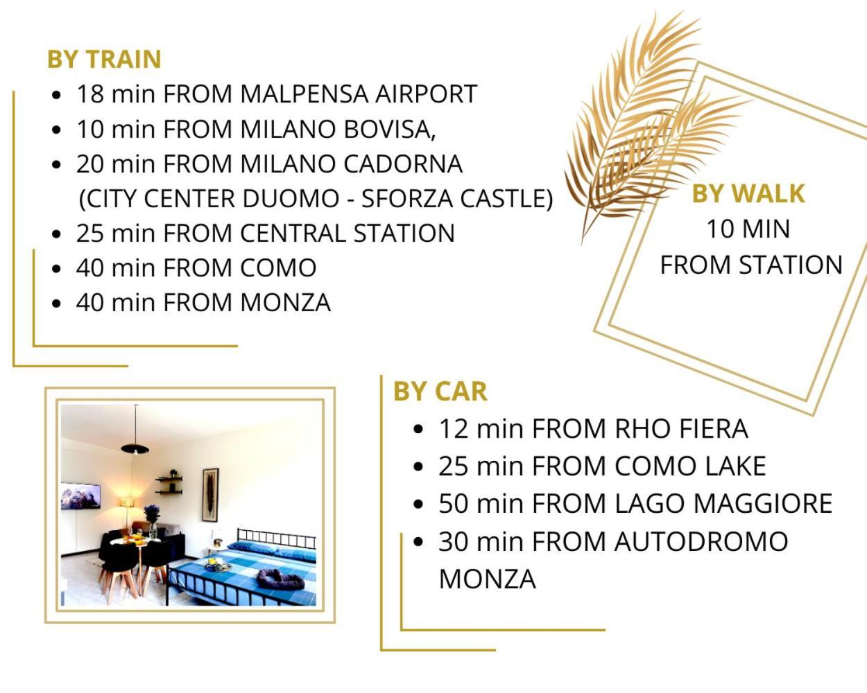 A Due Passi - 2 Milano - Como - Malpensa Aeroporto - Rho Fiera Saronno Bagian luar foto
